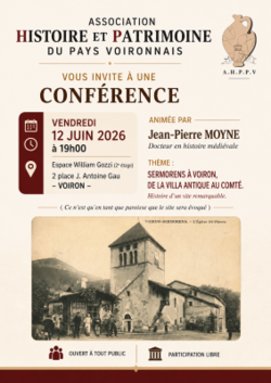 Conf&eacute;rence Le Comt&eacute; de SERMORENS