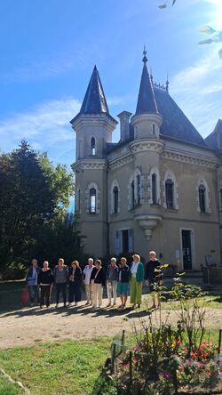 Visite du ch&acirc;teau Montfleury &agrave; Avressieux le 26 septembre