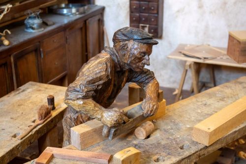 visite du mus&eacute;e de la machine &agrave; bois