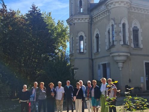 Visite du chateau Montfleury &agrave; Avressieux